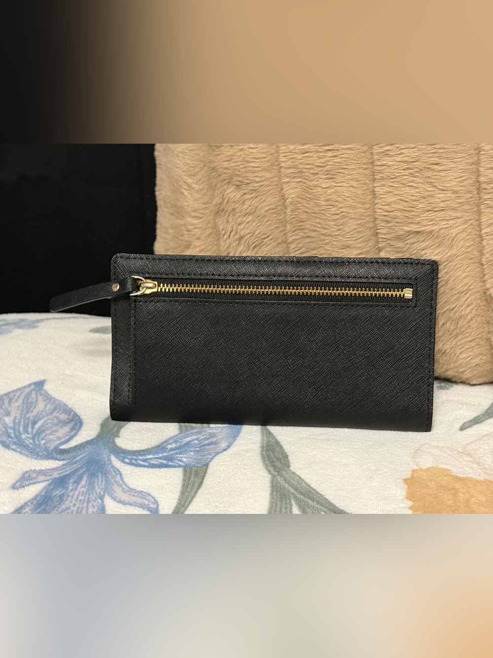 ♠️ Kate Spade Black Saffiano Leather Stacy Slim Bifold Wallet ♠️ - Picture 2 of 3